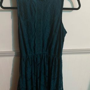 Xhilaration deep teal lace dress